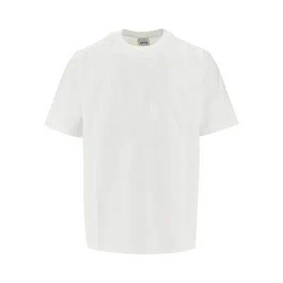 Arte 'blocks' Print T-shirt In White