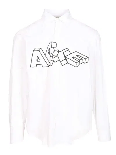 Arte Blocks Shirts White