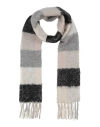 Arte Cashmere Woman Scarf Black Size - Alpaca Wool, Wool, Polyamide
