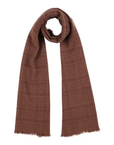 Arte Cashmere Woman Scarf Brown Size - Cashmere