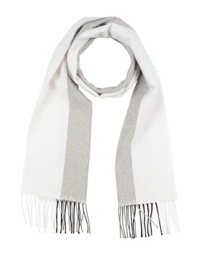 Arte Cashmere Woman Scarf Ivory Size - Cashmere, Wool In White