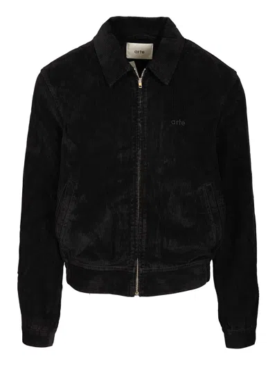 ARTE CORDUROY JACKET JACKETS BLACK