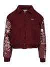 Arte Grafiti Varsity Jackets Bordeaux In Red
