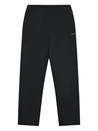 ARTE ARTE GREEN LOGO PANTS