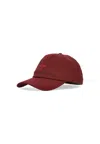 Arte Hat Visiera Curva Man Heart Logo Cap Bordeaux In Burgundy
