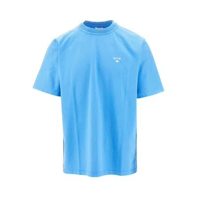Arte 'heart Logo' Embroidery T-shirt In Blue