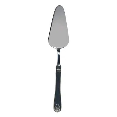 Arte Italica Hotel Collection Cake Server In Silver In Gray