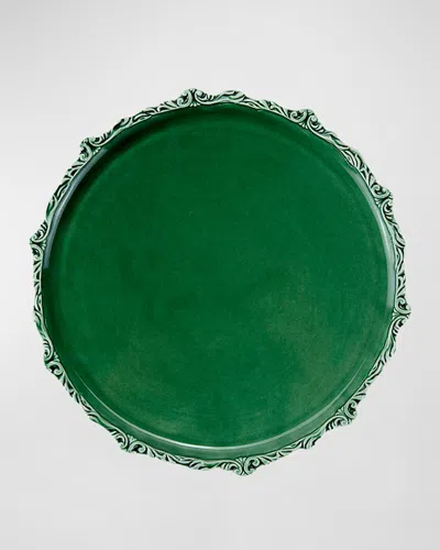 Arte Italica Renaissance Imperial Salad/dessert Plate In Green