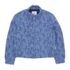 Arte James Allover Jacket Blue Men's Jacket In Blue