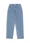 Arte Jeans Man Bird Denim Pants Bleach In Blue
