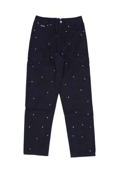 Arte Jeans Man Loose Heart Pants Navy