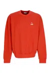 Arte Lightweight Crewneck Man Heart Crewneck Red In Red
