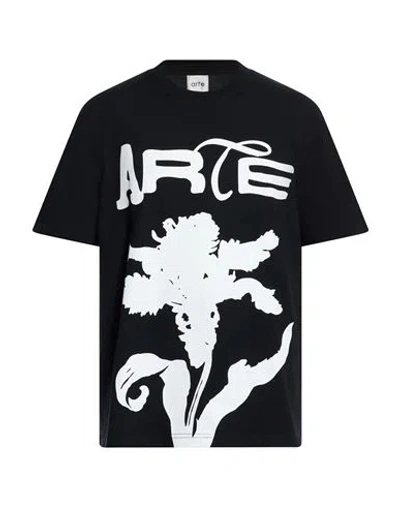 Arte ' Man T-shirt Black Size L Cotton