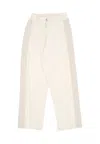 Arte Men's Braid Strip Pants Cream Pants In Neutral