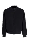 Arte Panelled Bomber Jacket In Black