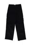 Arte Men's Long Trousers Corduroy Cargo Pants Navy In Blue