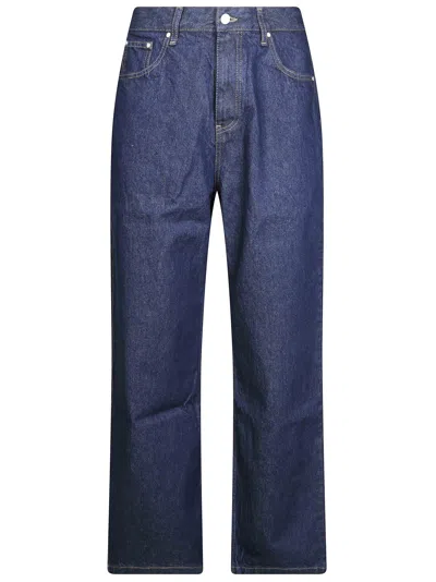 Arte Men's Receipt-back Denim Jeans In Blue