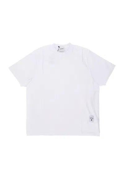 Arte Men's Shirt Reversible Label Tee White