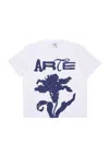 Arte Men's T-shirt Big Flower Tee White In White