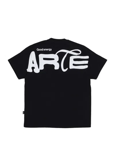 Arte Men's T-shirt Energy Tee Black In Multi