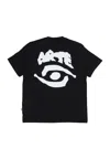 Arte Men's T-shirt Eye Print Tee Black In Black