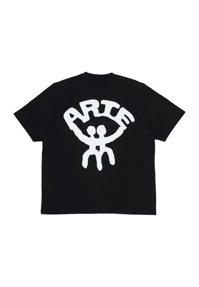 Arte Men's T-shirt Logo Together Tee Black