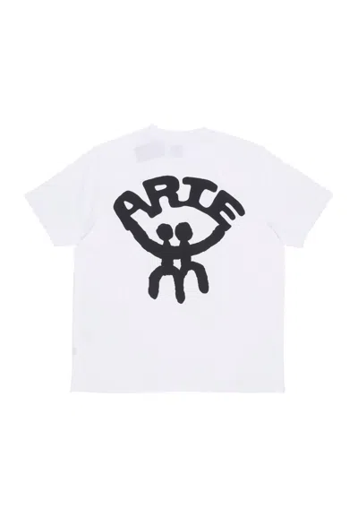 Arte Men's T-shirt Logo Together Tee White