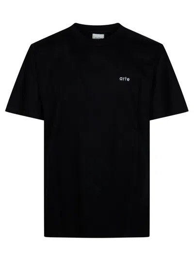 Arte Mini Back Poster T-shirt In Nero