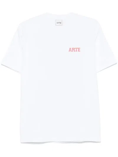 Arte Mural Back Print T-shirt In White
