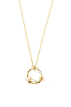 Arte Nova Jewellery Bee Necklace In Gold
