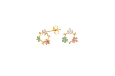 Arte Nova Jewellery Halley Earrings In Gold