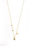 Arte Nova Jewellery Key Necklace In Gold