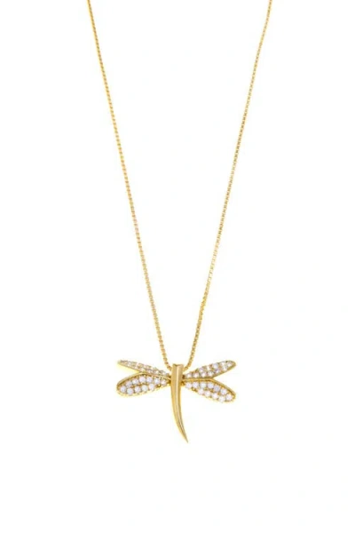 Arte Nova Jewellery Libelinha Necklace In Gold