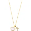 Arte Nova Jewellery Sea Necklace In Gold