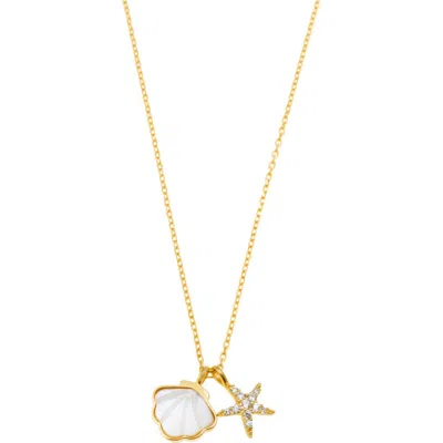 Arte Nova Jewellery Sea Necklace In Gold