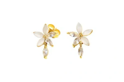 Arte Nova Jewellery Sweet Flower I Earrings In Gold