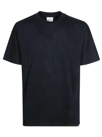 Arte Outlined Logo T-shirt In Nero