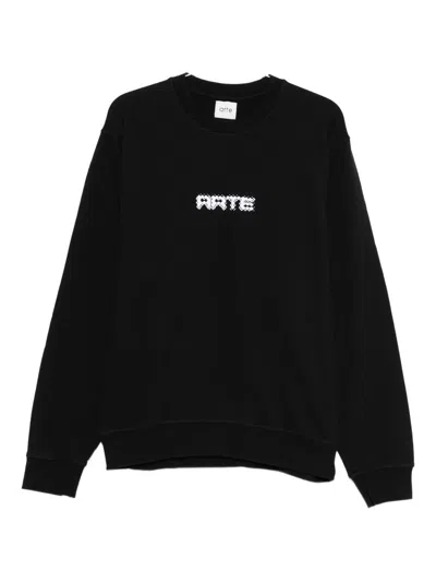 Arte Pixel Crewneck Clothing In Black