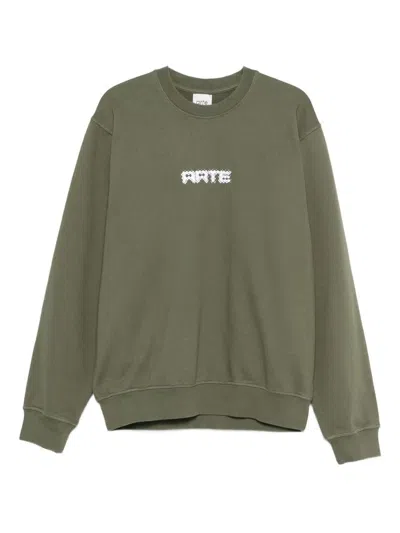 Arte Pixel Crewneck Clothing In Green