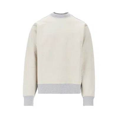 Arte Reversible Crewneck Sweatshirt In White