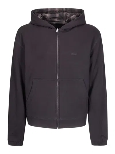 Arte Reversible Fleece Jacket In Gray