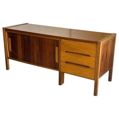 Pre-owned Arte Sano Mid-century Rosewood And Palmwood Credenza In Brown