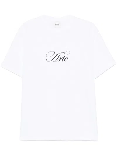 Arte T-shirt Mit Logo In Weiss