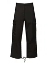 Arte Waxed Ripstop Pants Trousers Black In Black
