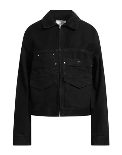 Arte ' Woman Denim Outerwear Black Size M Cotton