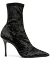 Arteana Corsini 95mm Velvet Boots In Black