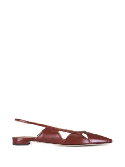 Arteana Cutout Point-toe Slings In Brown