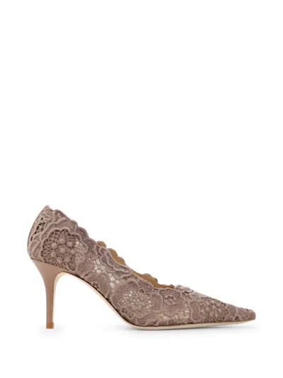 Arteana Lace Scalloped-edge Pumps In Multi