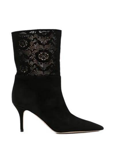 Arteana Thalia Laser-cut Boots In Black