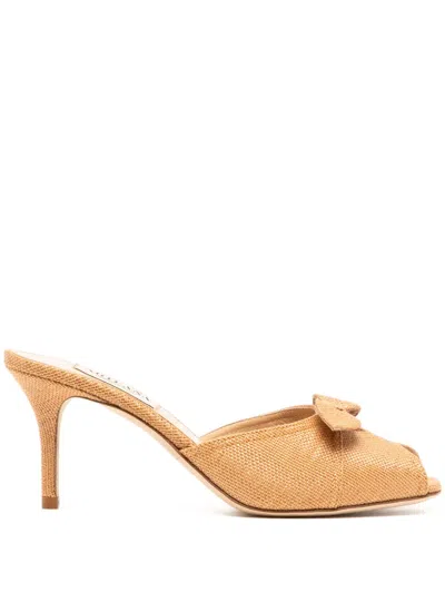 Arteana Varenna 75mm Mules In Neutrals